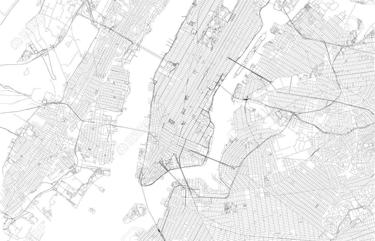 図ニューヨーク市のベクトル