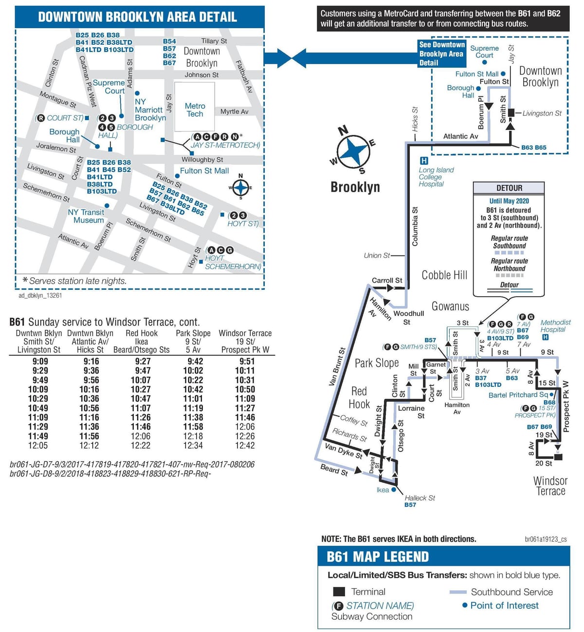 地図b61バス