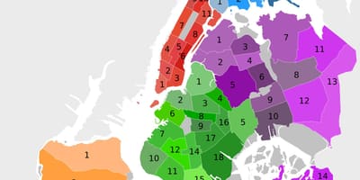 ニューヨーク地区地図
