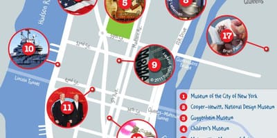 ニューヨーク市博物館の地図
