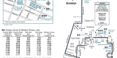 地図b61バス