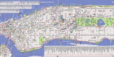 図ニューヨーク市街道