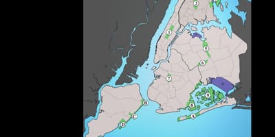 ニューヨーク公園の地図