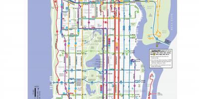 NYCバス路線図