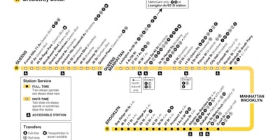 MTA r鉄道の地図