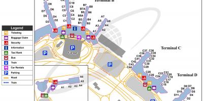 NYCラガーディア空港地図